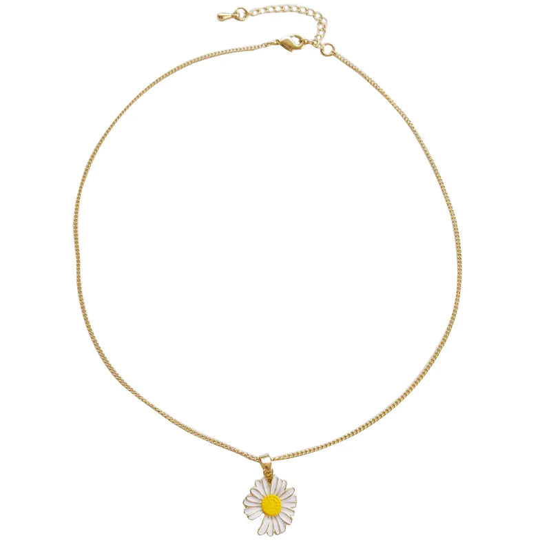 Sunlit Daisy Necklace