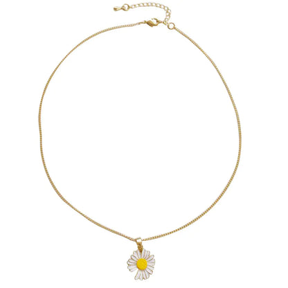 Sunlit Daisy Necklace